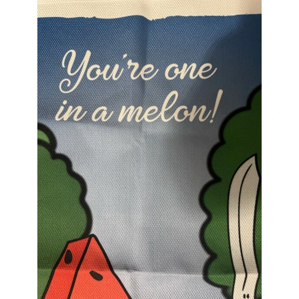 Cutco dish towel knives advertising promotional hang loop You’re One In A Melon